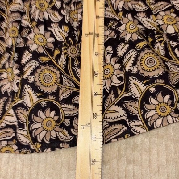 Anthropologie Cleobella Rafia Blouse Women’s Sz M Balloon Sleeves Peasant Boho - Picture 11 of 15